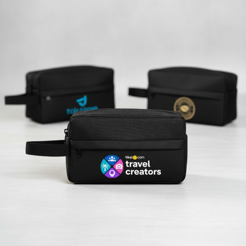 Sample custom logo pada pouch